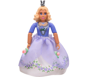 LEGO Princess Rosaline with Medium Violet Top with Rose Pattern and White Shorts