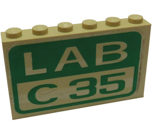 LEGO Printed Assembly mit LAB C35 Decal