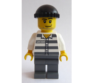 LEGO Vězeň 50380 s Smirk a Strniště Vousy Minifigurka