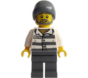 LEGO Vězeň 86753 s Vousy a Beanie Minifigurka