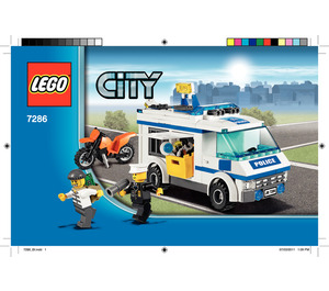 LEGO Prisoner Transport Set 7286 Instructions