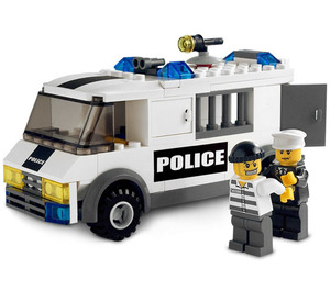 LEGO Prisoner Transport (Autocollant noir / vert) 7245-1