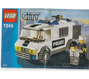 LEGO Prisoner Transport (Blauer Aufkleber) 7245-2 Anleitungen