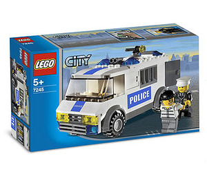 LEGO Prisoner Transport Set (Blue Sticker) 7245-2 Packaging