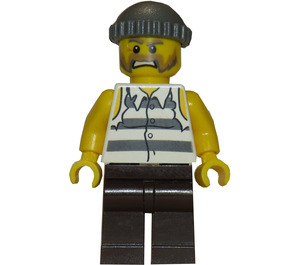 LEGO Fange med Ripped-Off Sleeves Minifigur