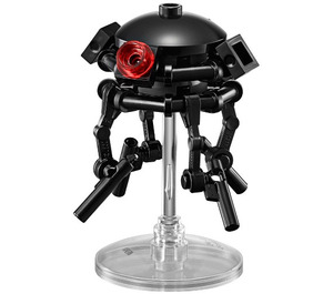 LEGO Probe Droid jossa Musta Sensors Minihahmo