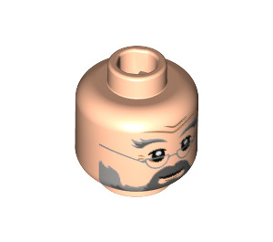 LEGO Professor Albus Dumbledore Minifigure Head (Recessed Solid Stud) (3626 / 39236)
