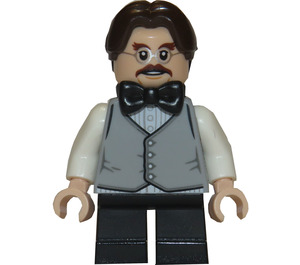 LEGO Professor Filius Flitwick mit Fliege Minifigur