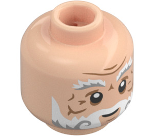 LEGO Professor Flitwick Head (Recessed Solid Stud) (3274)