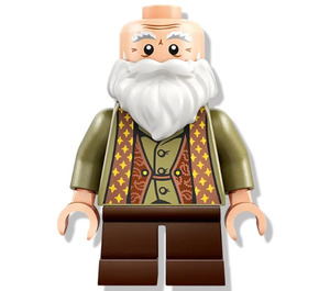 LEGO Professor Flitwick with Olive Green Top and Dark Brown Legs Minifigure