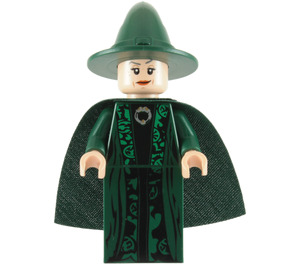 LEGO Professori McGonagall jossa Tummanvihreä Hattu Minihahmo