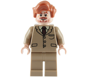 LEGO Professori Remus Lupin jossa Tumma beige Puku Minihahmo