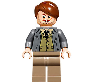 LEGO Professor Remus Lupin mit Grau Jacke Minifigur