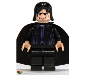 LEGO Professor Severus Snape med Lys Kød Hoved og Sort Kap Minifigur