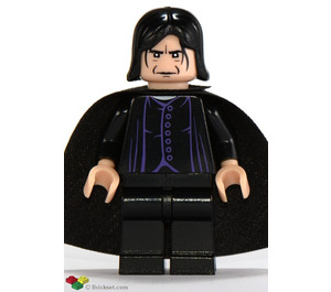 LEGO Professor Severus Snape met Light Flesh Hoofd en Zwart Cape minifiguur