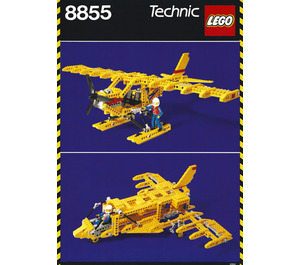 LEGO Prop Plane Set 8855 Instructions