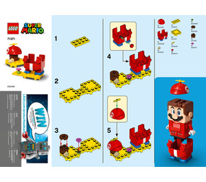 LEGO Hélice Mario Power-En haut Pack 71371 Instructions