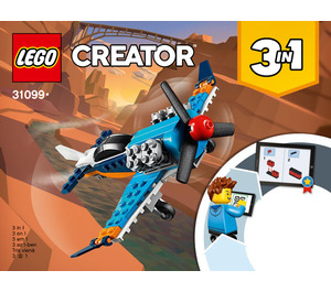 LEGO Propeller Flugzeug 31099 Instructions