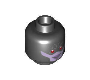 LEGO Proxima Midnight Minifigure Head (Recessed Solid Stud) (3626 / 37612)