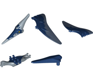 LEGO Pteranodon with Dark Blue Back