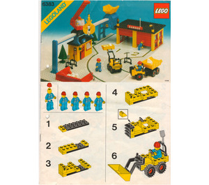LEGO Public Works Centre Set 6383 Instructions