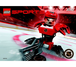 LEGO Puck Passer Set 3540 Instructions