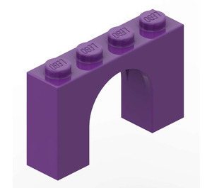 LEGO Paars Boog 1 x 4 x 2 (6182)