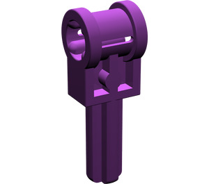 LEGO Violet Essieu 1.5 avec Perpendiculaire Essieu Connecteur (6553)