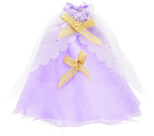 LEGO Purple Belville Adult Skirt with Gold Bows and Sheer Layer (58209)