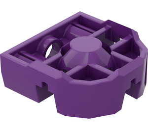 LEGO Purple Block Connector with Ball Socket (32172)