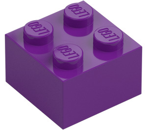 LEGO Purple Brick 2 x 2 (3003 / 6223)