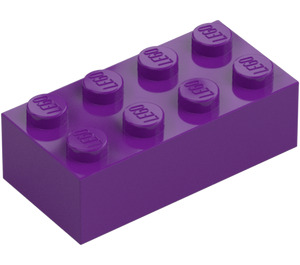 LEGO Purple Brick 2 x 4 (3001 / 72841)