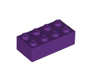 LEGO Paars Steen 2 x 4 (3001 / 72841)