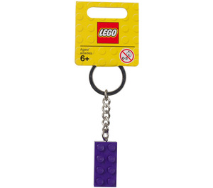 LEGO Purple Backstein Schlüssel Kette (853379)
