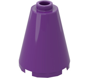 LEGO Purple Cone 2 x 2 x 2 (Open Stud) (3942 / 14918)
