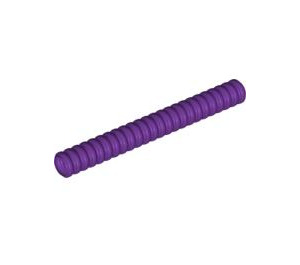 LEGO Lila Gewellt Schlauch 6.4 cm (8 Noppen) (22516 / 23039)