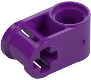 LEGO Purple Cross Block 90° 1 x 2 (Axle/Pin) (6536 / 40146)