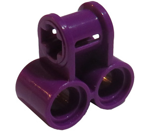 LEGO Purple Cross Block with Two Pinholes (32291 / 42163)