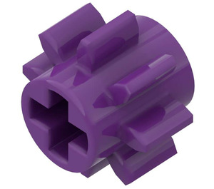 LEGO Purple Gear with 8 Teeth Type 1 (3647)