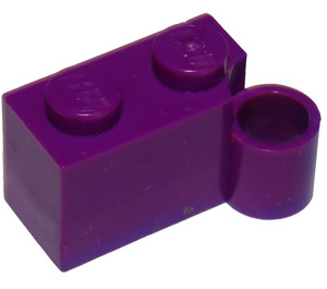 LEGO Lila Scharnier Backstein 1 x 4 Base (3831)