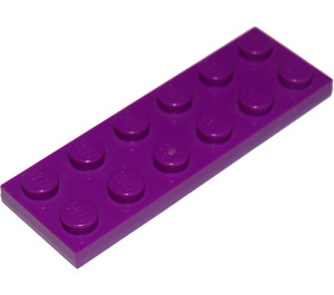 LEGO Violet assiette 2 x 6 (3795)