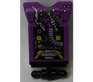 LEGO Purple Technic Action Figure Body Part with Cyborg (2698)