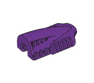 LEGO Violet Technic Bloquer Connecteur avec Curve (32310)