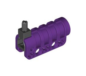 LEGO Purple Technic Cannon with Black Trigger (32074 / 76100)
