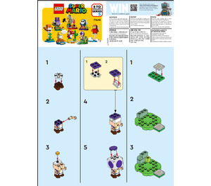 LEGO Purple Toad 71410-3 Instrukce