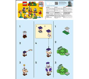 LEGO Purple Toad 71410-3 Instructions