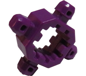 LEGO Purple Znap 4 way connector (32211)