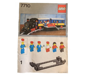 LEGO Push-Along Passenger Steam Zug 7710 Instructions