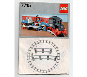 LEGO Push-Along Passenger Steam Train Set 7715 Instructions