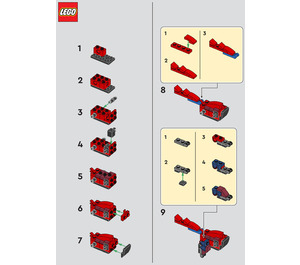 LEGO Pyroraptor Set 122329 Instructions